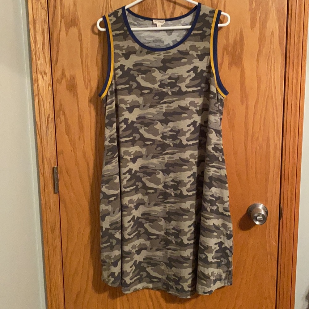 Hem & Thread Camo Dress